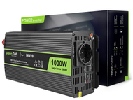 Inverter Green Cell INV09, 12V në 230V, 1000W, i zi