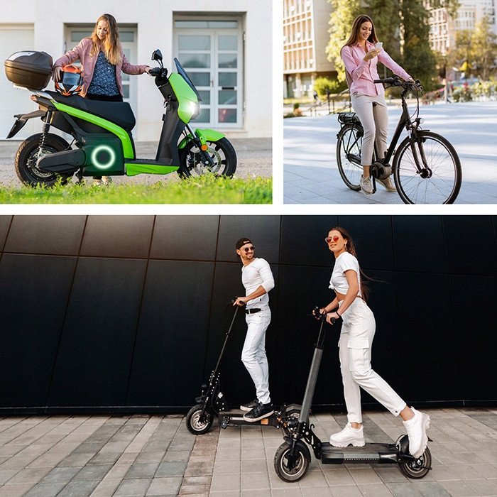 Karikues biçiklete elektrike Qoltec, 36V 42V 2A, prizë 5.5x2.1, i zi