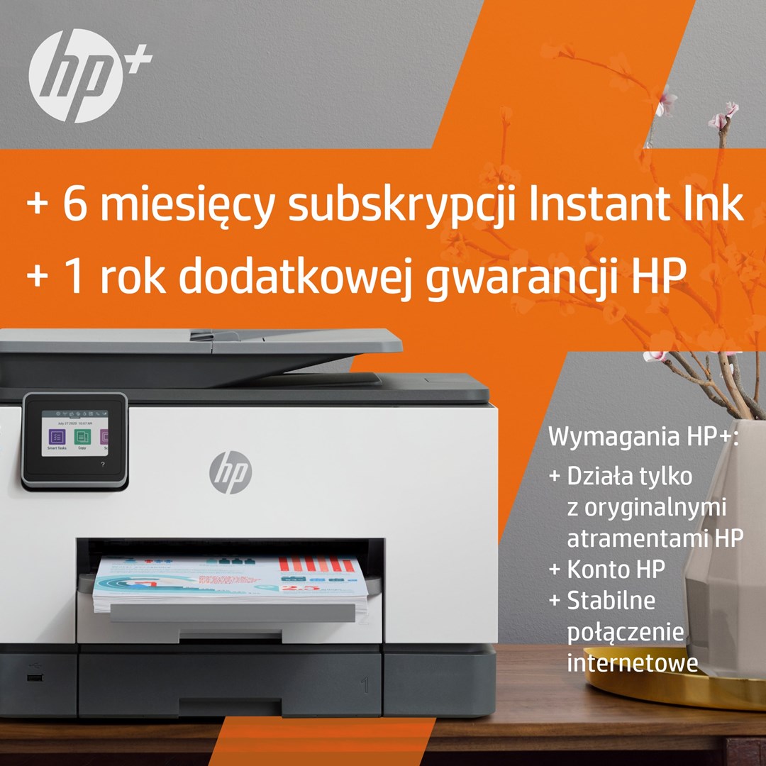 Printer multifunksional HP OfficeJet Pro 9022e, Inkjet termal, i bardhë