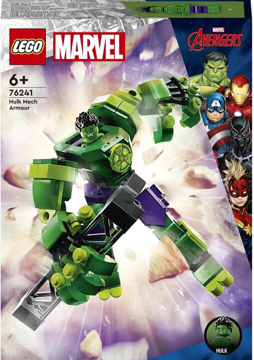 Set LEGO® Marvel 76241 Hulk in robotic armour, 138 pjesë