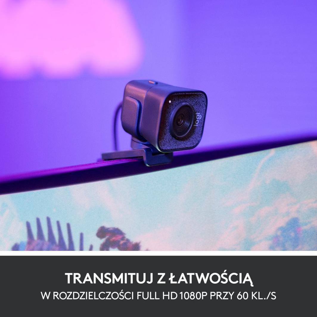 Kamerë LogiTech StreamCam(960-001281), 1920x1080 (FullHD), USB-C, Mikrofon, e zezë