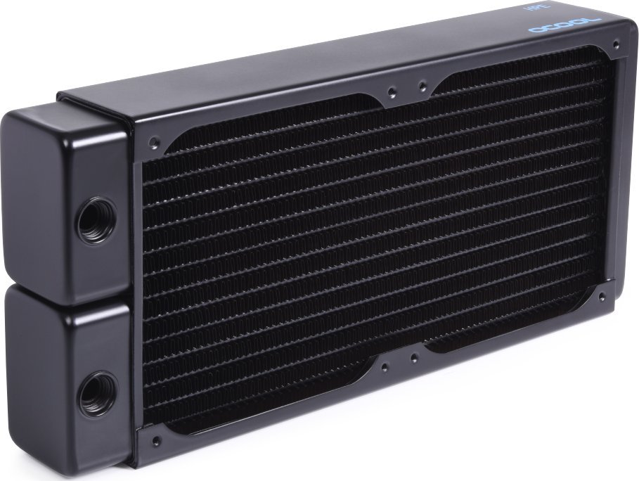 Radiator ftohës Alphacool NexXxoS HPE-45 240mm, bakër, 45mm, i zi