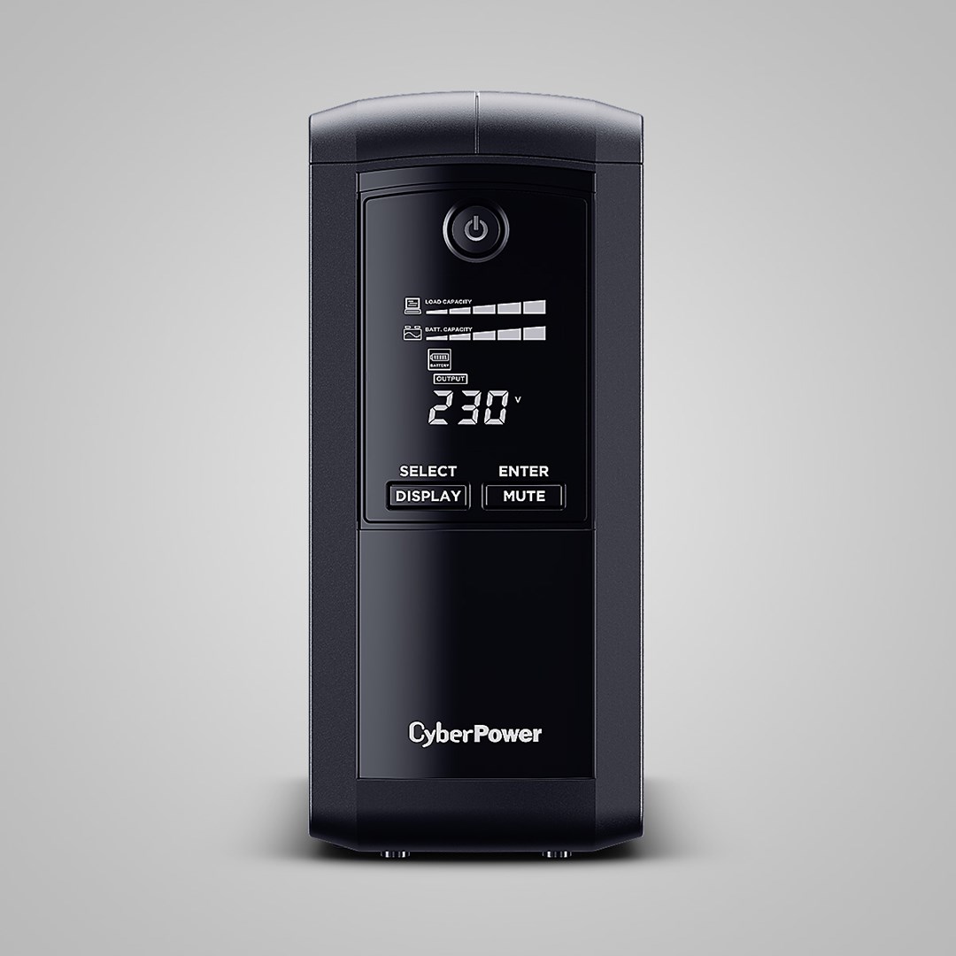 UPS CyberPower Tracer III VP1000ELCD FR, 1000VA, ekran LCD, i zi