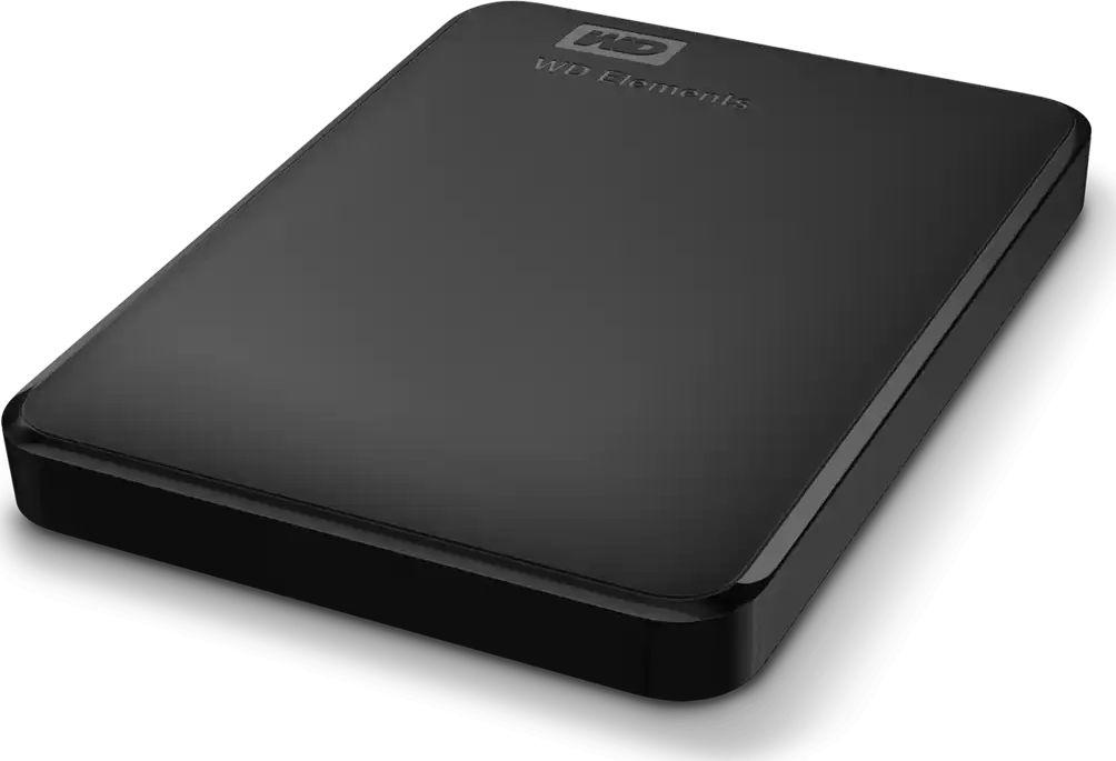 Disk i jashtëm HDD Western Digital Elements, 1 TB,2.5", i zi