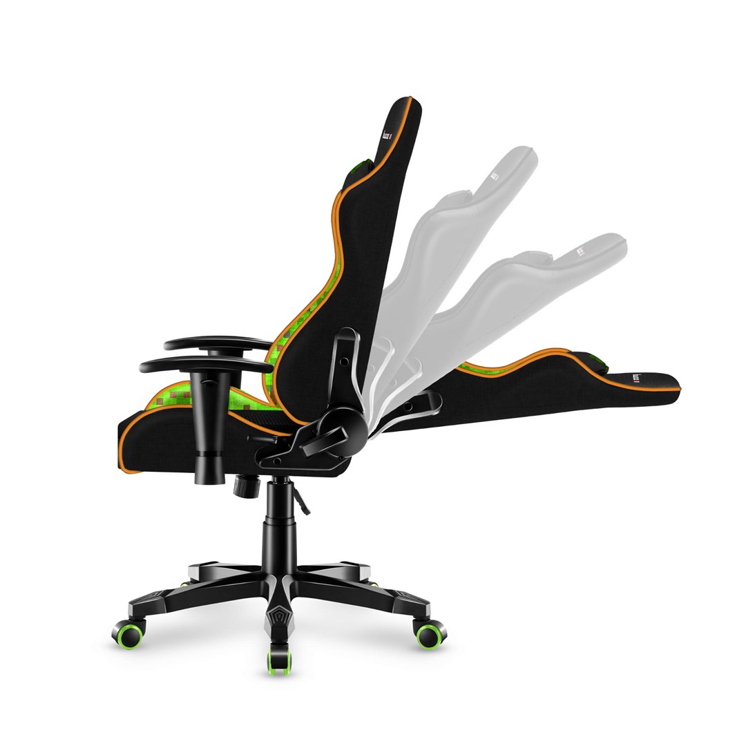 Karrige lojërash për fëmijë Huzaro Ranger 6.0 Pixel Mesh, 130 kg, 100-160 cm, e zezë 3