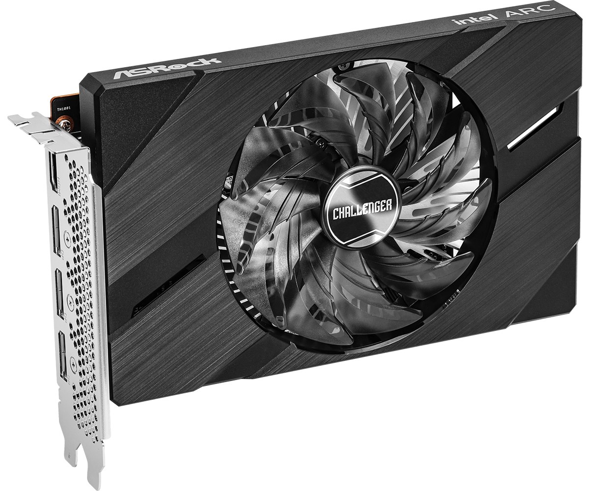 Kartelë grafike Asrock Challenger Intel Arc A380 ITX, 6GB GDDR6, 2250 MHz, e zezë