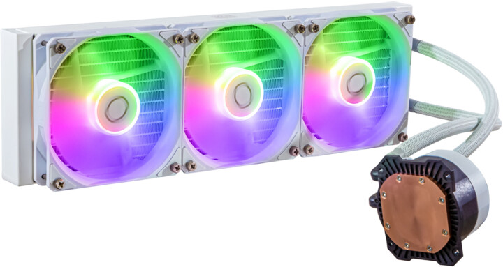 Ftohës Cooler Master MasterLiquid ML360L Core ARGB, i bardhë
