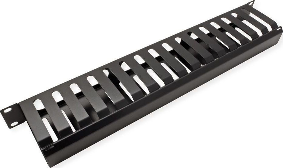 Organizues kabllosh 19" 1U, 40x80mm, i zi