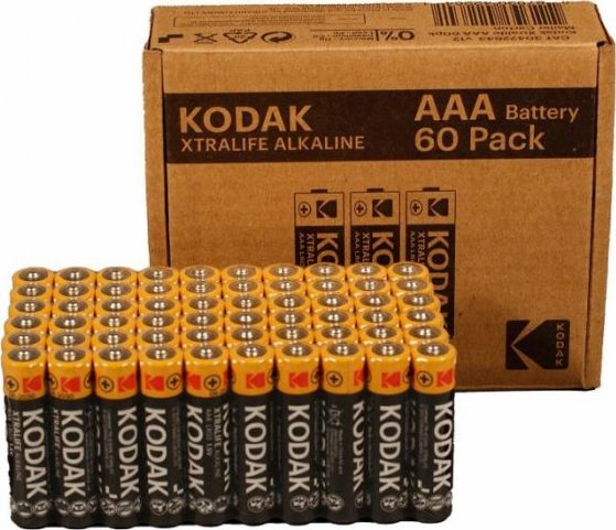 Bateri alkaline Kodak Xtralife AAA LR03, 1.5V, 60 copë