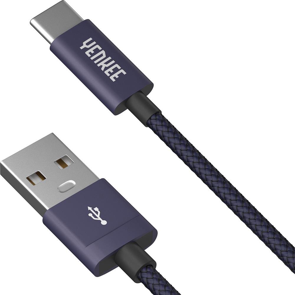Kabllo USB YENKEE YCU 301 BE, USB A 2.0 në USB C, 1m, vjollcë
