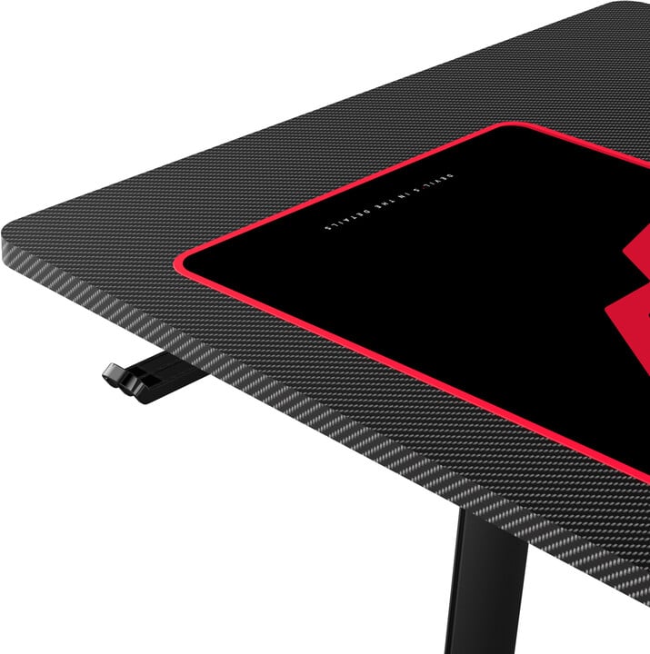 Tavolinë Diablo X-Mate 1000, e zezë/ kuqe