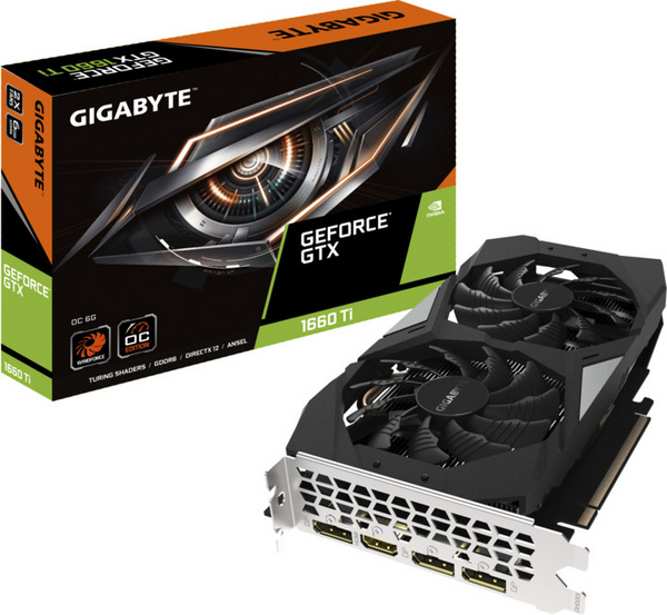 Kartë grafike Gigabyte GeForce GTX 1660 Ti OC 6G GDDR6