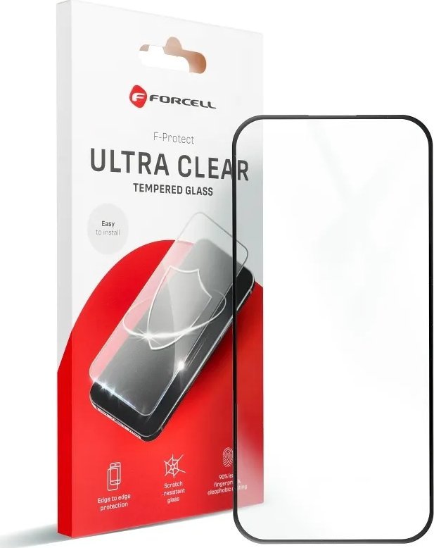 Xham mbrojtës Forcell Ultra Clear për Samsung Galaxy A52 5G, 0.3mm, kornizë e zezë