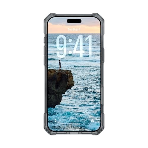 Mbulesë telefoni UAG Essential Armor për iPhone 17 Pro Max, MagSafe, mbrojtje ushtarake, gri e tejdukshme Ash