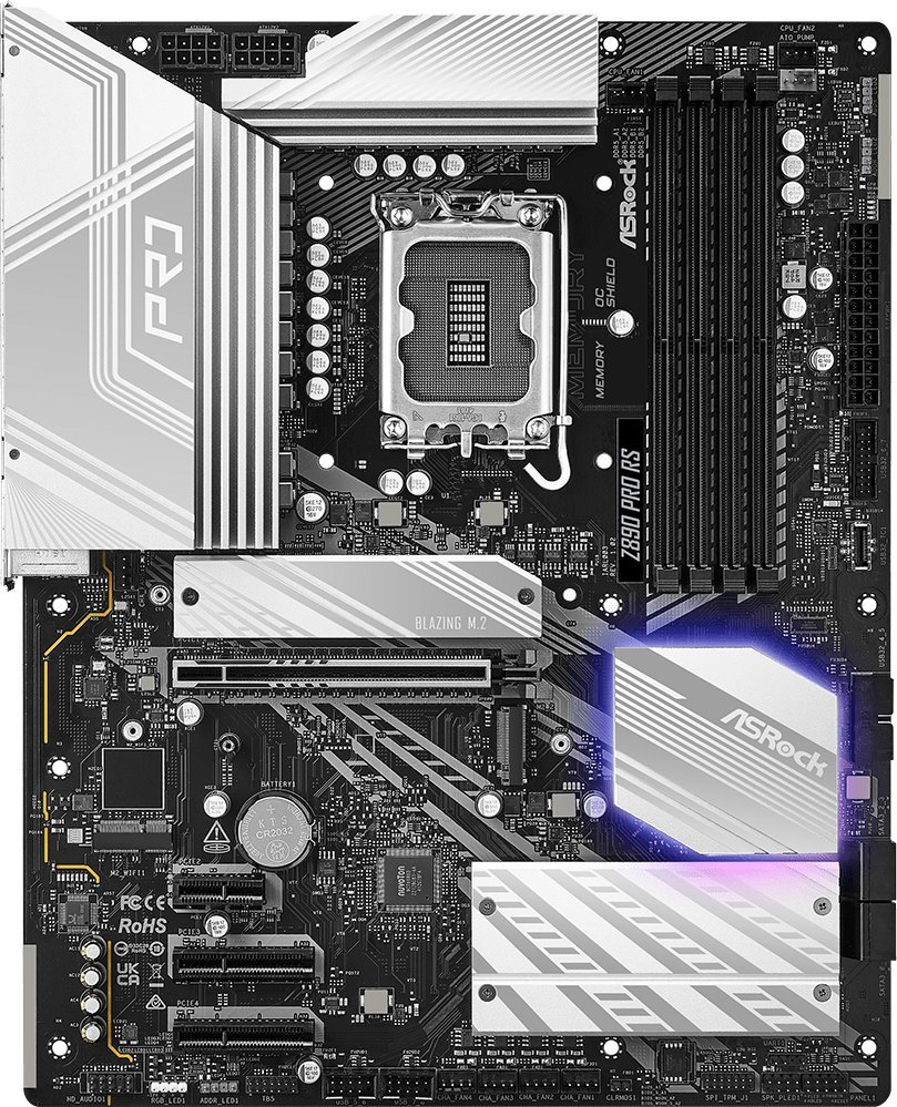 Pllakë amë ASRock Z890 Pro RS, DDR5, PCIe 5.0, e zezë