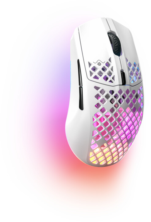 Безжично глувче SteelSeries Aerox 3	(2022), бело
