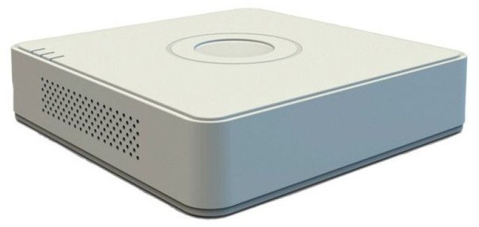 Regjistrues DVR Hikvision 4CH, 4 kanale, mbështetje monitorimi nga distanca, i zi