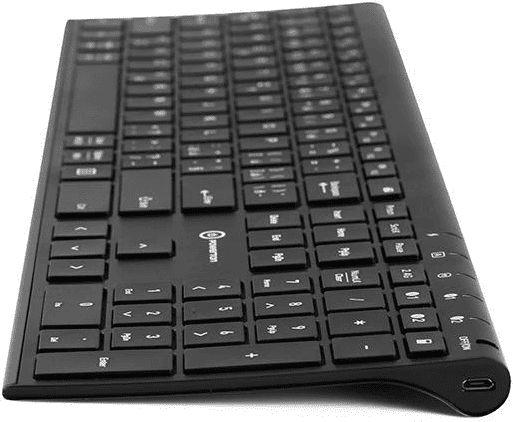 Tastierë Powerton UltraSlim, wireless, CZ + SK, e zezë