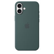 Apple iPhone 16 Plus Silicone Case with MagSafe, Lake Green (Seasonal)