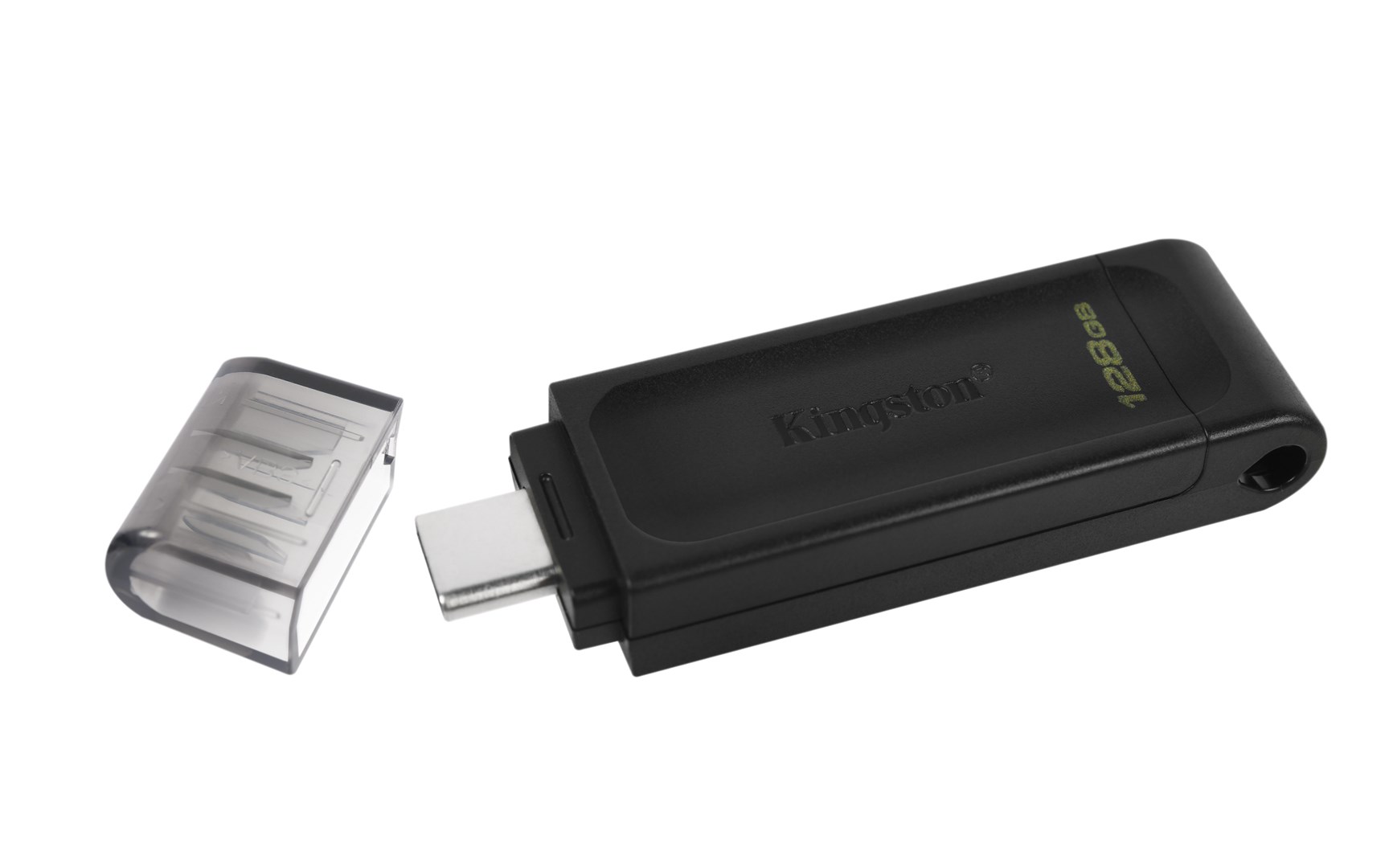 USB Kingston DataTraveler, 128 GB, e zezë