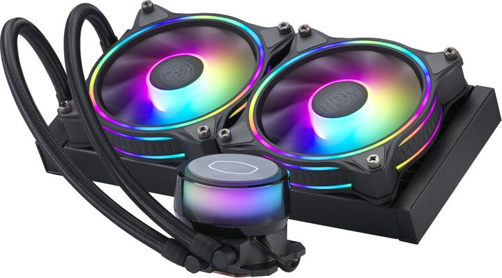 Ftohës Cooler Master MasterLiquid ML240 Illusion, 2x120mm ARGB, i zi