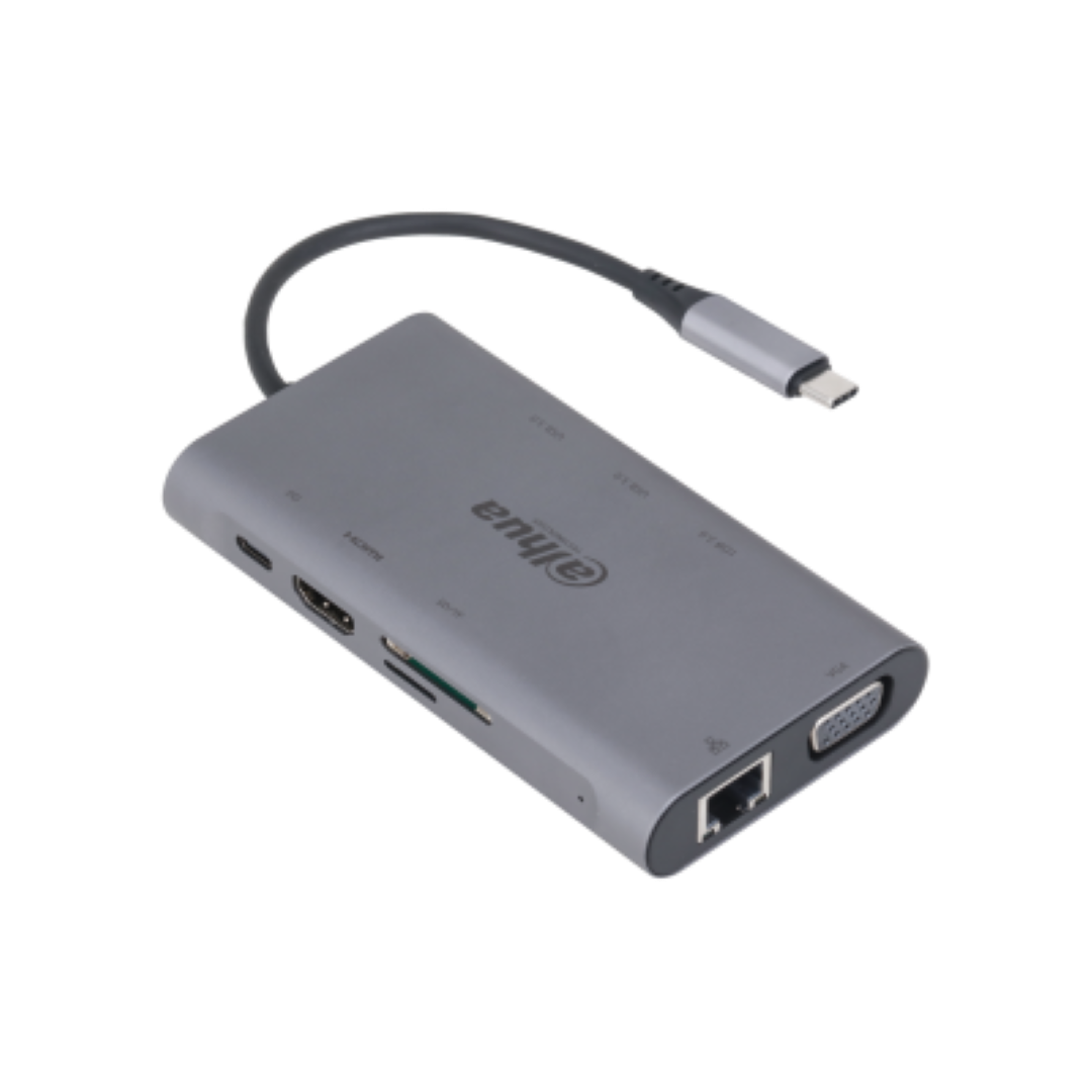 Docking station USB Dahua TC39, shumë porta, gri