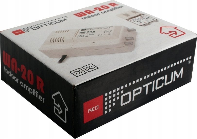 Amplifikator antene Opticum WA-20 R, 26 dB, 86-862 MHz, gri