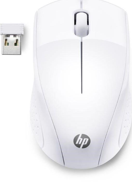 Maus HP 220, wireless, USB, i bardhë