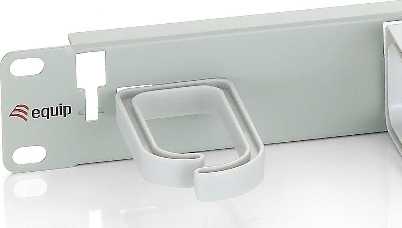 Panel menaxhimi kabllosh Equip 19", metal, gri e hapur