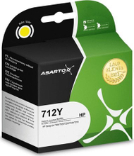 Bojë printeri Asarto për HP 712Y 3ED69A, 29 ml, e verdhë