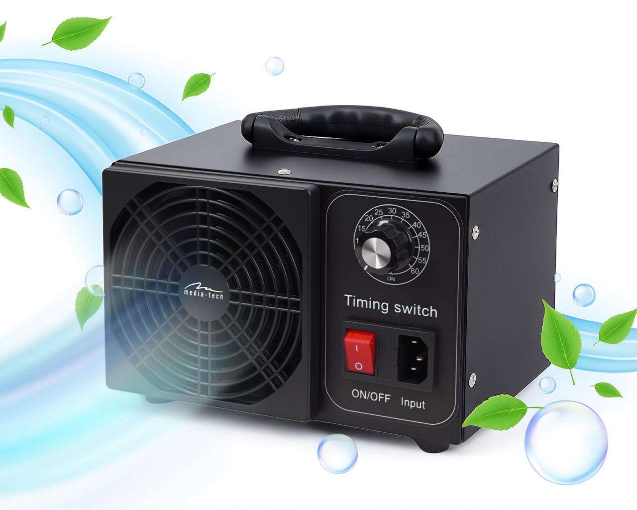 Gjenerator ozoni Media-Tech MT6540, profesional, metalik, gri