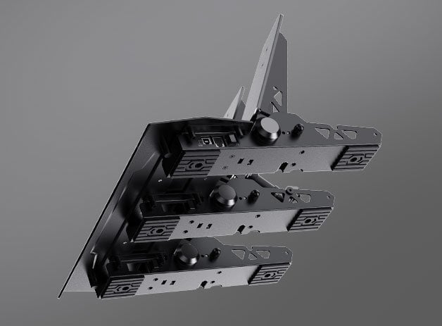 Pedale gaming MOZA Racing SR-P Load Cell, 2 pedale gaz dhe fren, të zeza