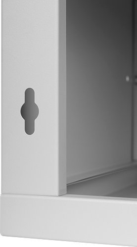 Kabinet muror Stalflex ECO-Line Rack 19" 4U, thellësi 450mm, gri