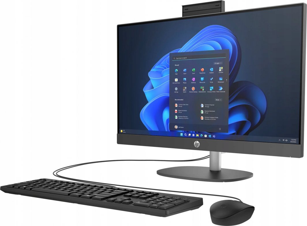 Kompjuter HP AIO 240 G10, 24", Full HD, Intel Core i5-1335U, 16GB RAM, 512GB SSD, Intel Iris Xe, i zi