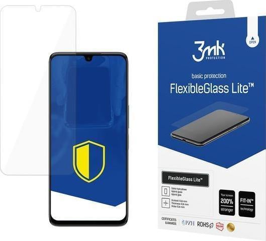 Mbrojtës ekrani 3MK FlexibleGlass Lite për TCL 30 Plus, 0.16mm, xham hibrid transparent