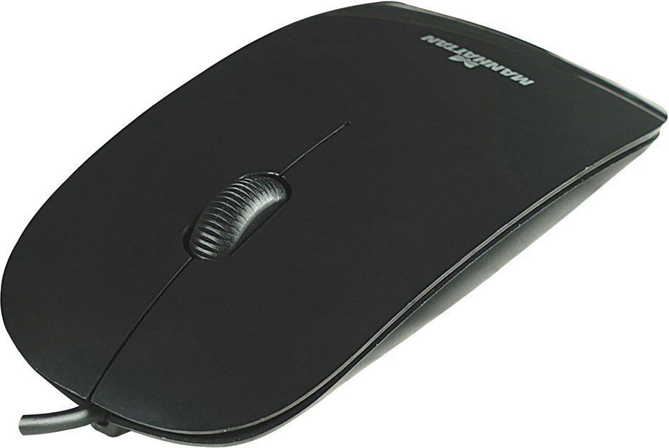 Maus Manhattan Silhouette, me kabllo, USB, i zi