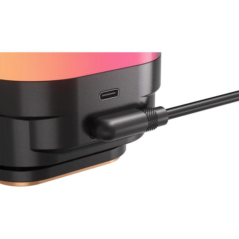 Ftohës ujor CPU Corsair iCUE LINK TITAN 360 RX LCD, 360mm, RGB, i zi