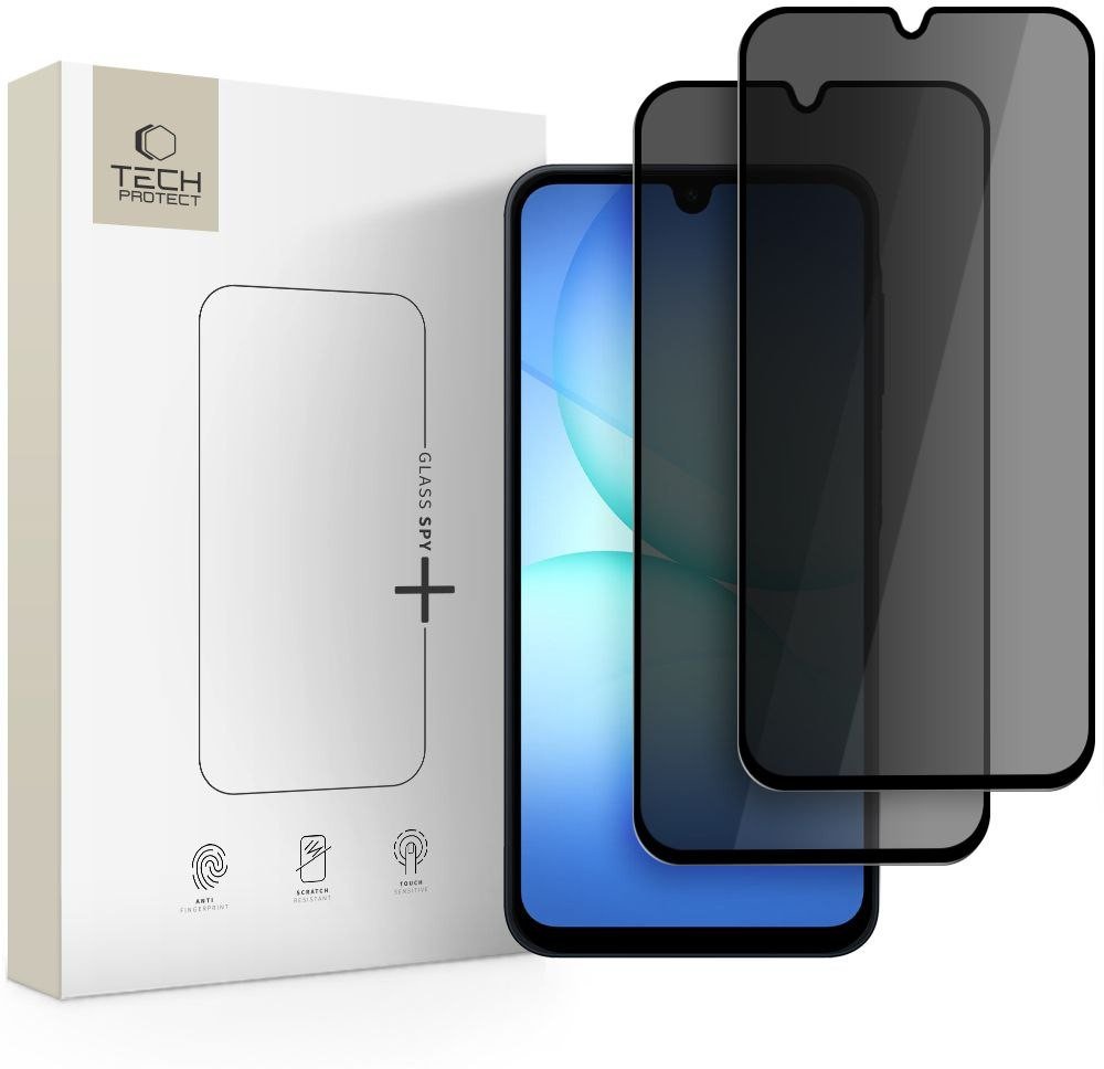 Xham mbrojtës privatësie Tech-Protect Glass Spy+, 2 copa, për Samsung Galaxy A16 A26 A17, transparent