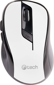 Глушец C-Tech WLM-02W, wireless, USB, бело и црна