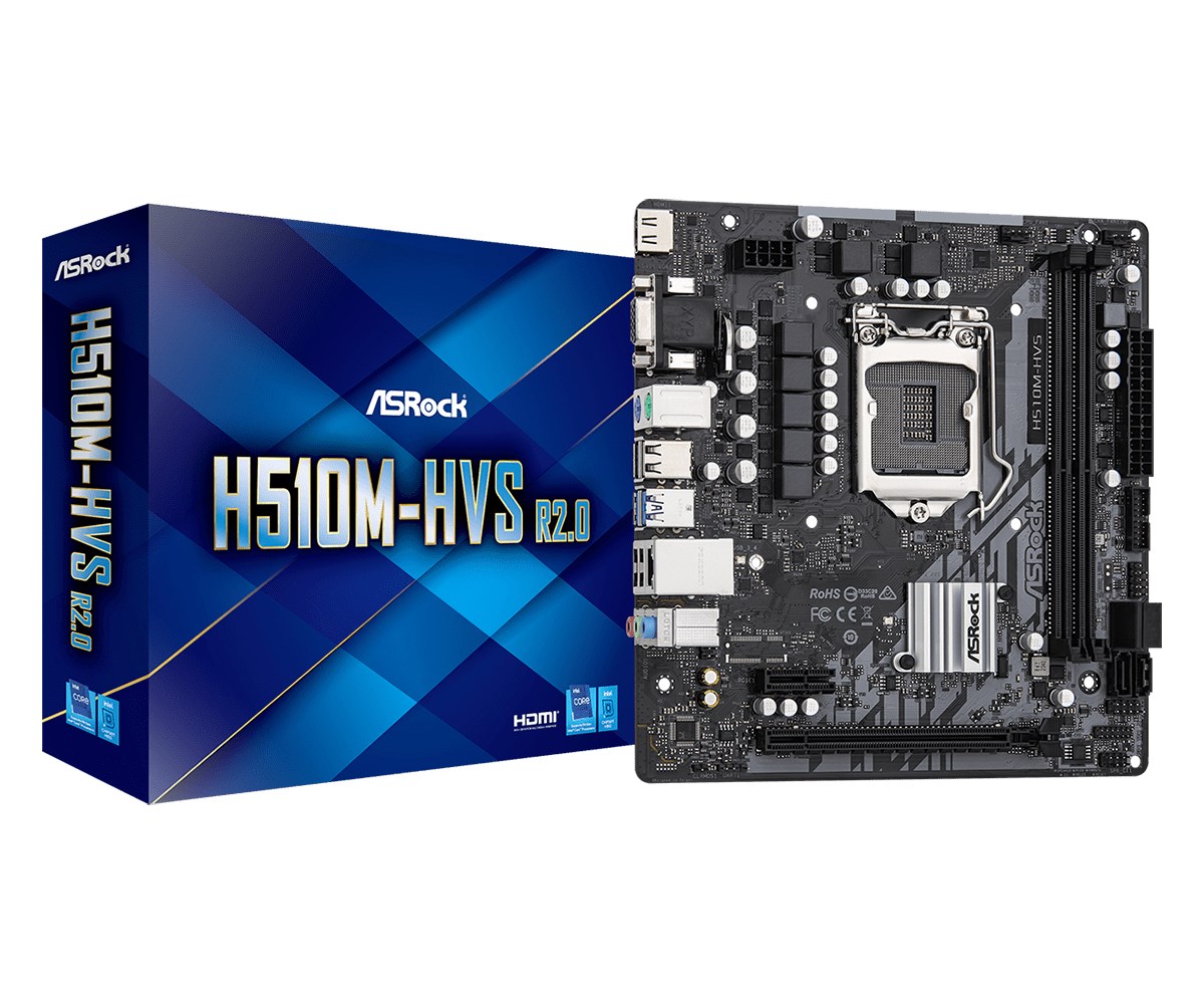 Pllakë amë Asrock H510M-HVS R2.0 - Intel H510
