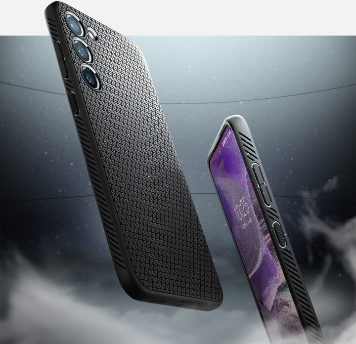Mbrojtëse Spigen Liquid Air për Samsung Galaxy S23, e zezë