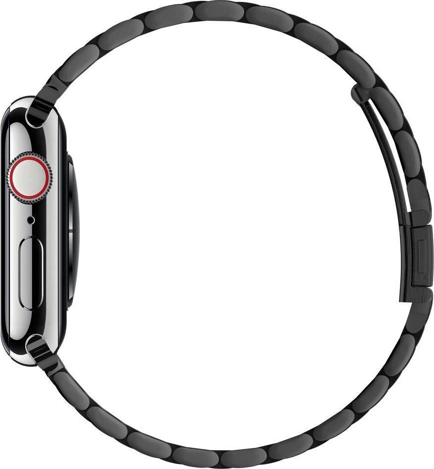 Rrip ore Spigen Modern Fit Band për Apple Watch 1 2 3 4, metalik, i zi