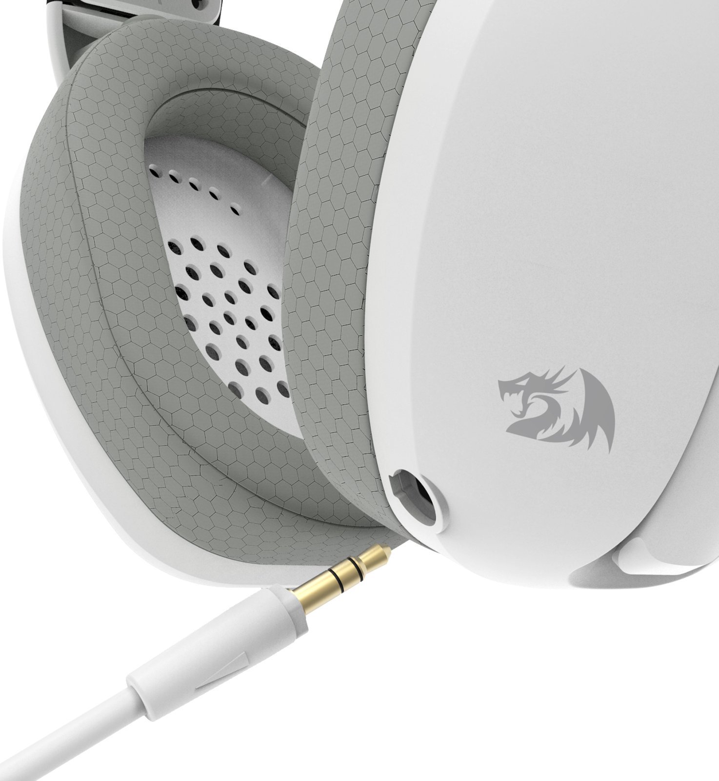 Kufje gaming wireless Redragon H848 Ire Pro, 7.1 virtual, Bluetooth 5.2, të bardha