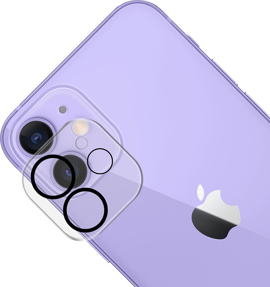 Mbrojtës kamerë 3MK Lens Protection Pro, xham i temperuar, për iPhone 11 12 Mini, transparent