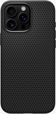 Mbulesë telefoni Spigen Liquid Air T MagSafe për iPhone 16 Pro Max, TPU, e zezë mat