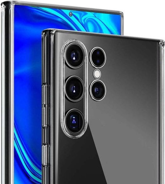 Mbrojtëse telefoni 3MK Clear Case për Samsung Galaxy S23 Ultra, fleksibël, transparente