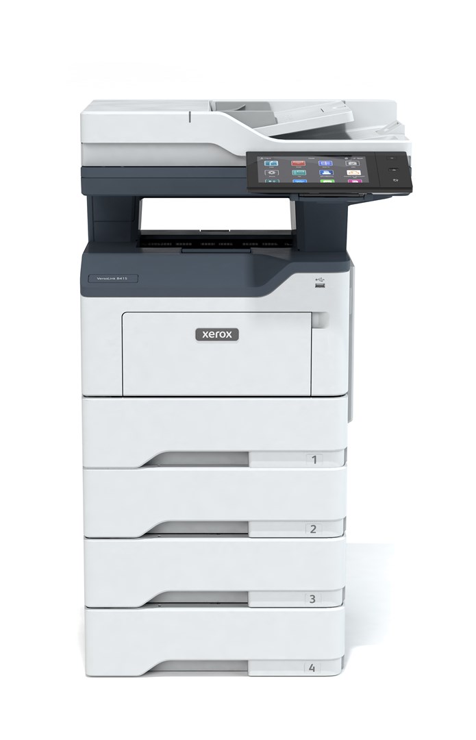 Printer multifunksional Xerox B415, 4-në-1, 47 ppm, i hirtë