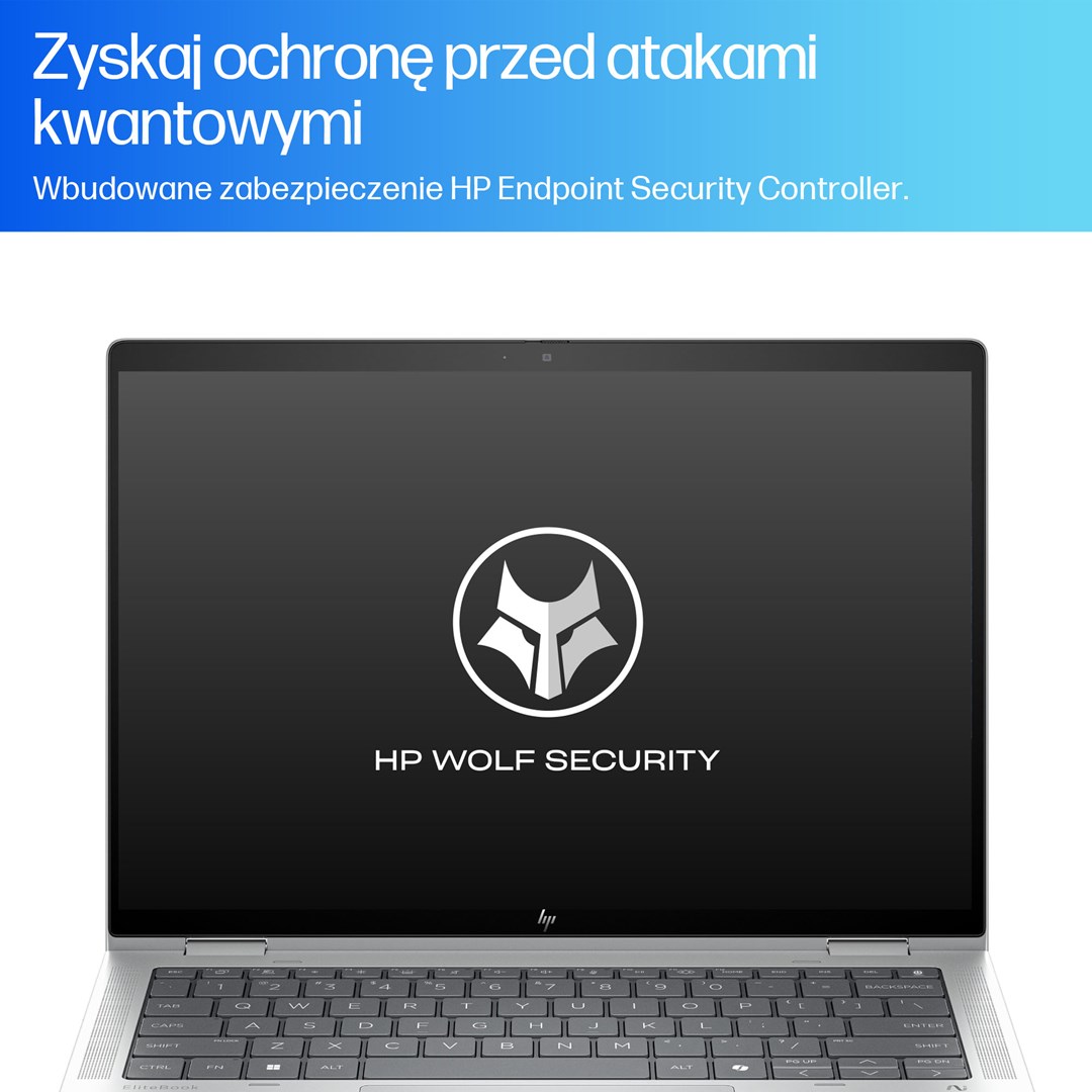 Laptop 2‑во‑1 HP EliteBook X G1i Flip, 14\" WUXGA Touch, Intel Core Ultra 5, 32GB RAM, сребрен