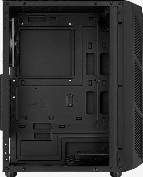Kasë Aerocool Prime v1 Midi-Tower, RGB, e zezë