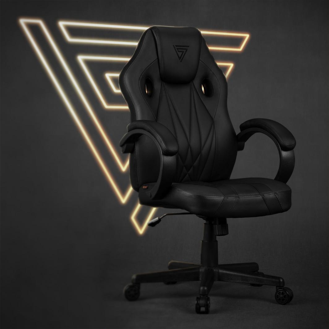 [OUTLET] Karrige SENSE7 Prism, lëkurë, e zezë